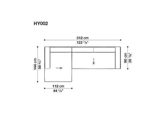 Ткань сад диван B&B Italia Outdoor HYBRID ARCH-00117020 - Вид №34