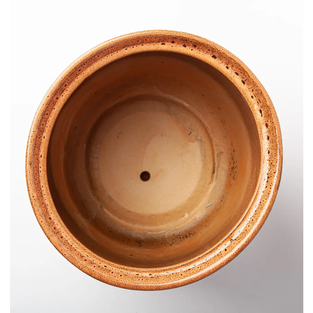 Горшок цветочный Gonchar Скарлет №1 Люкс ø28 h31 v19 л керамика рыжий STLM-2096744 - Вид №1