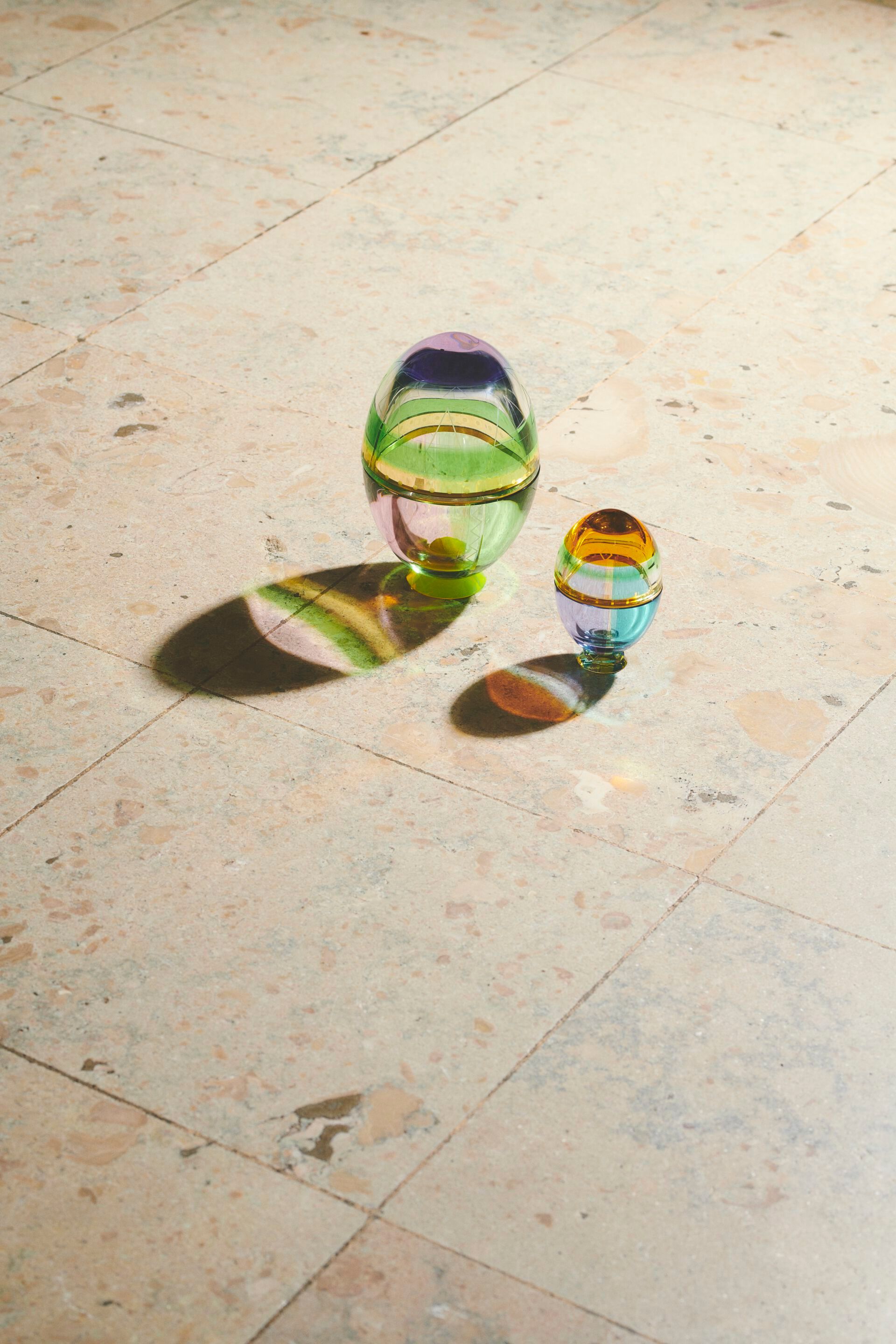 Шкатулка для драгоценностей / безделушка из хрусталя Reflections Copenhagen FANTASIA EGG MEDIUM ARCH-00042421 - Вид №2