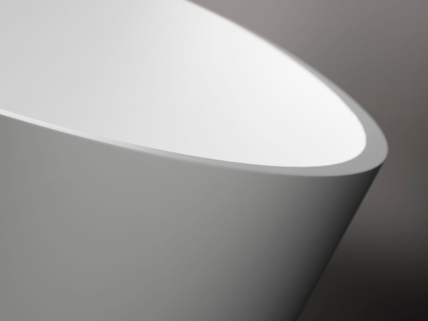 Овальная ванна в центре комнаты в твердой поверхности Gruppo Treesse мебель для ванной комнаты-отдельно стоящие ванны ARCH-00149866 - Вид №13