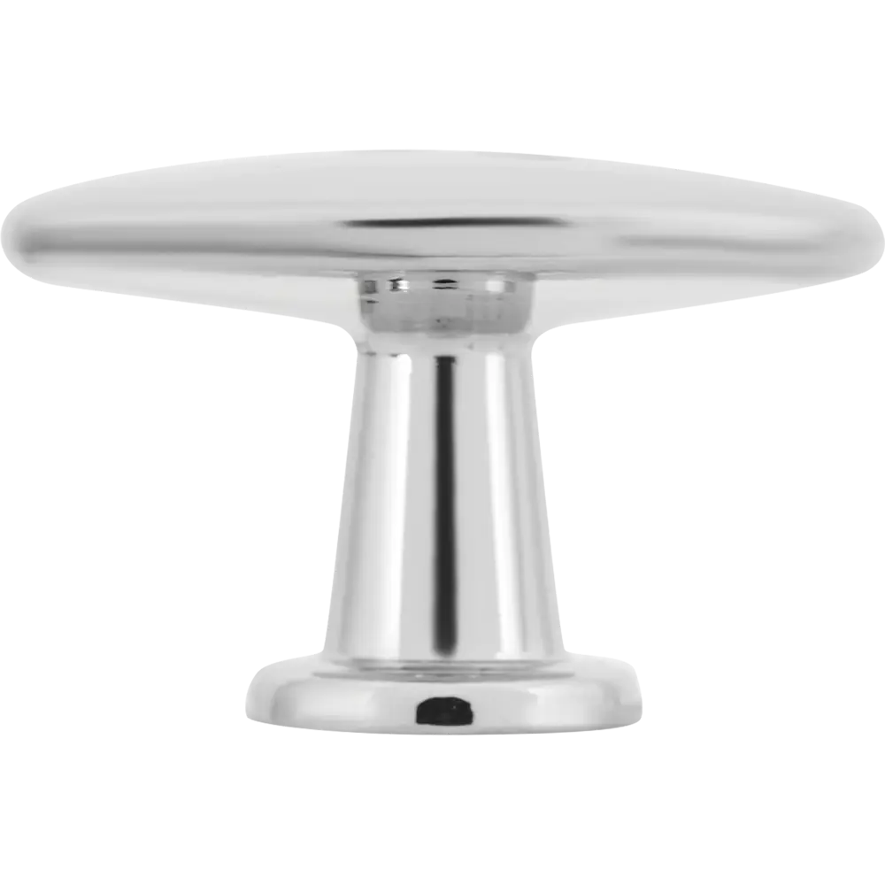 Мебельная ручка-кнопка Edson 3005 30x30 мм, цвет серебро STLM-2186480 - Вид №1