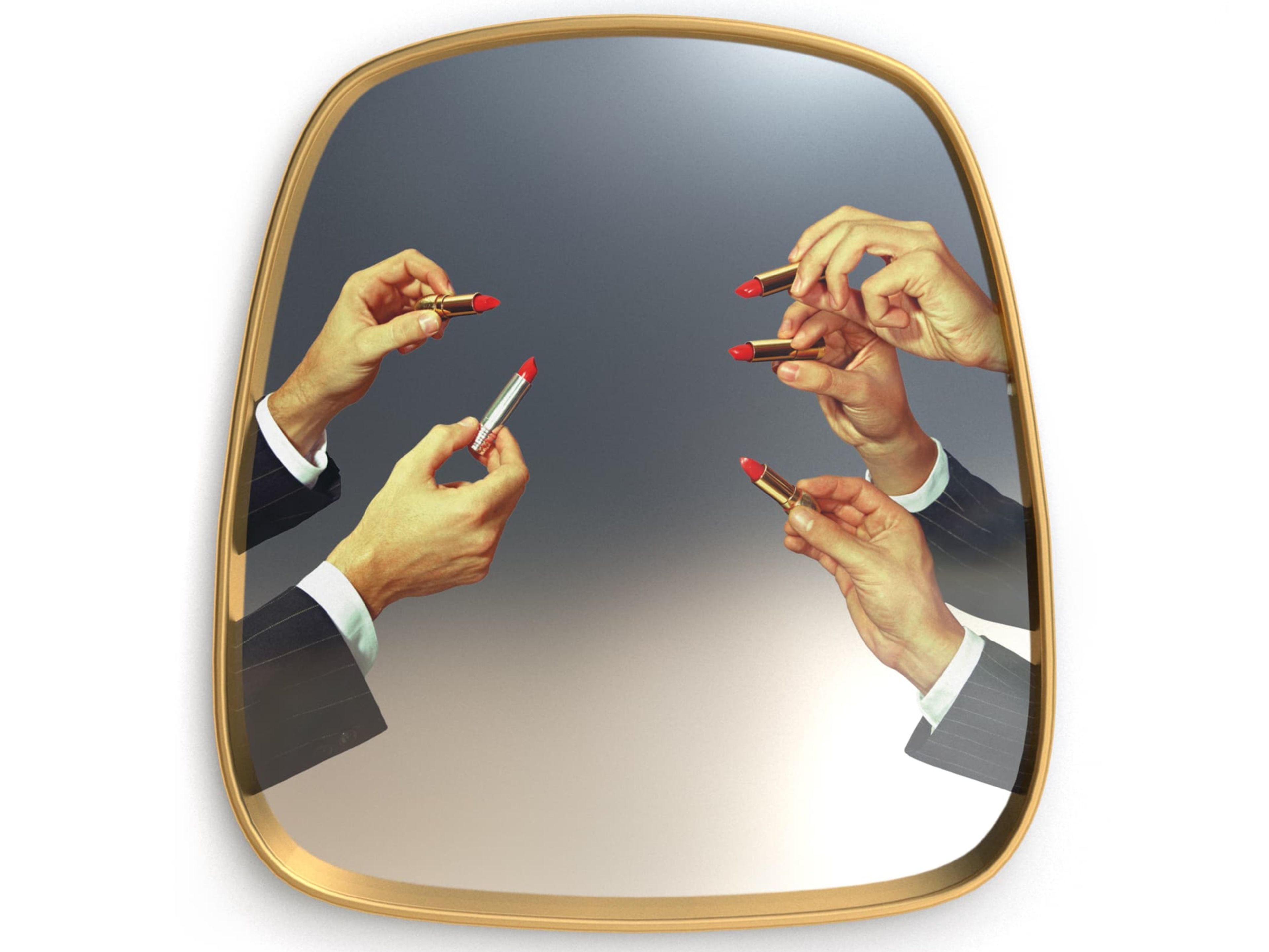 Настенное зеркало в рамке Seletti Seletti wears Toiletpaper ARCH-00000511