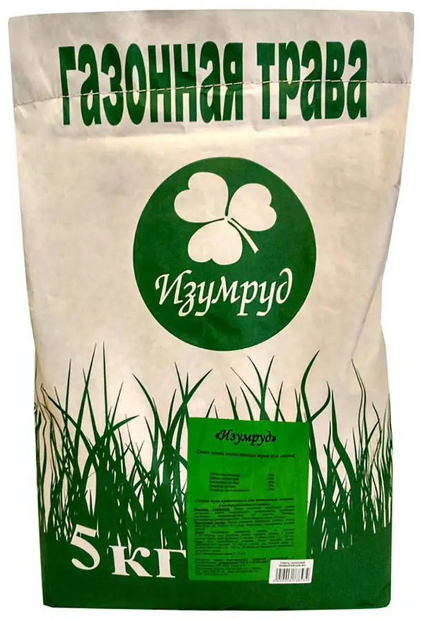 90809125 Семена газонных трав Изумруд Медоносный 5 кг STLM-0392055