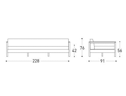 3-местный ТИК садовый диван Varaschin ARCH-00143126 - Вид №5