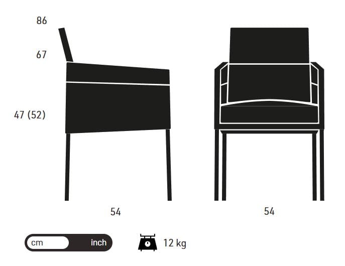 Мягкий стул с подлокотниками KFF Техас ARCH-00033744 - Вид №23