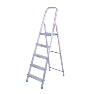 Стремянка алюминиевая Ladderbel 5 ступеней максимальная нагрузка 150 кг