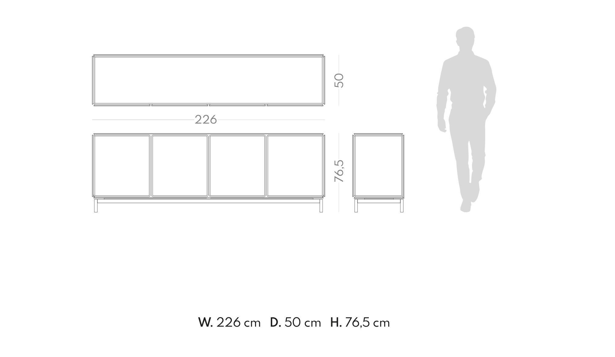 Деревянный шкаф с распашными дверями PRADDY Metro ARCH-00013649 - Вид №1