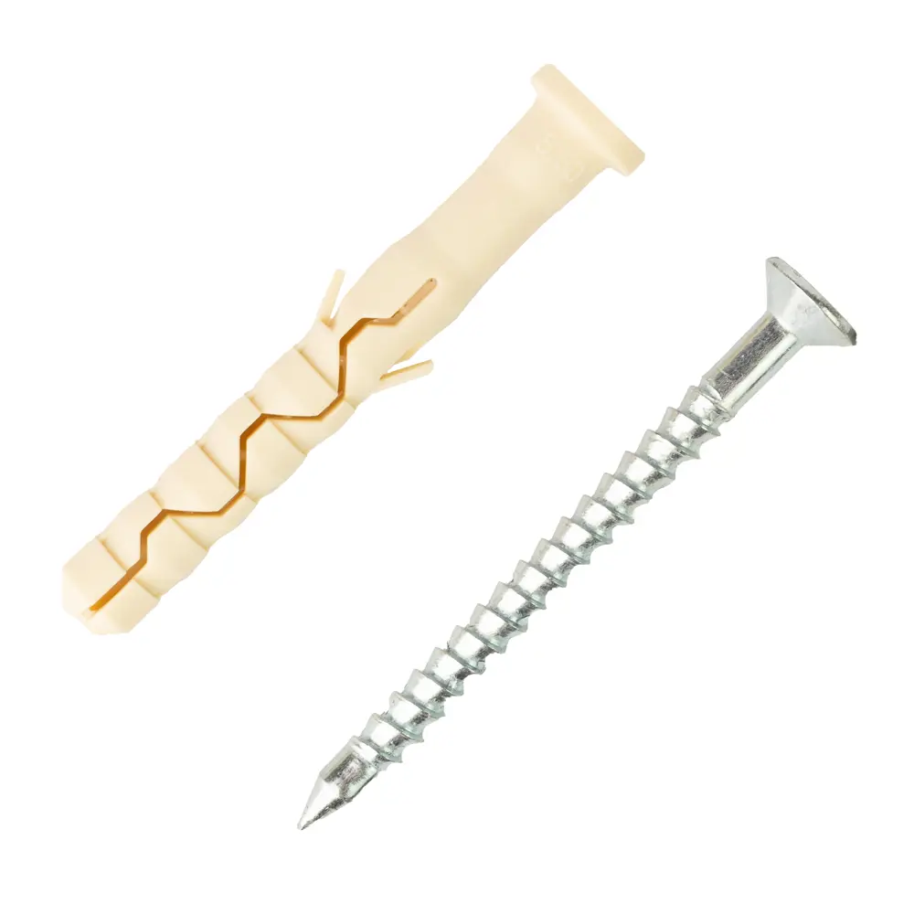 Дюбель-гвоздь Европартнер с цилиндрической манжетой 8×60 мм для бетона и кирпича 89383265 STLM-1535600