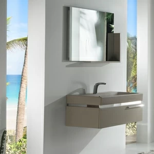 Комплект мебели для ванной Armadi Art Opaco 100см Дуб/кашемир