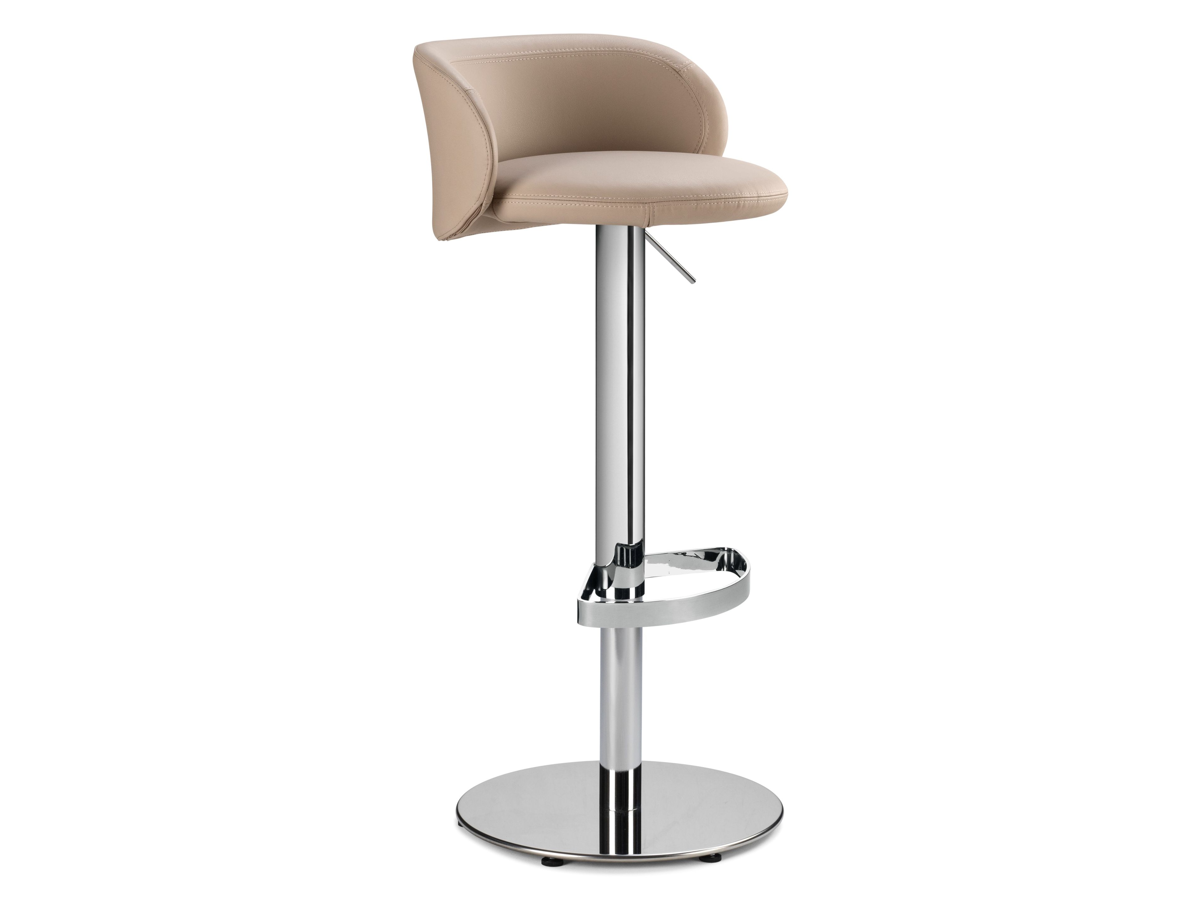 Кожаный поворотный стул GHIDINI1961 HILLARY ARCH-00077276 - Вид №6