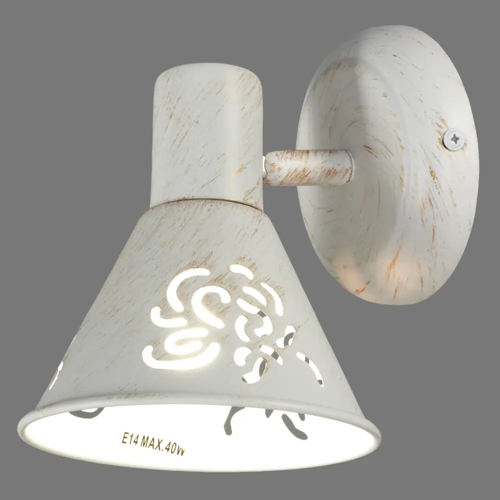 Спот Conto 1 лампа 2 м² цвет белый/патина Arte Lamp STLM-2159301 - Вид №2