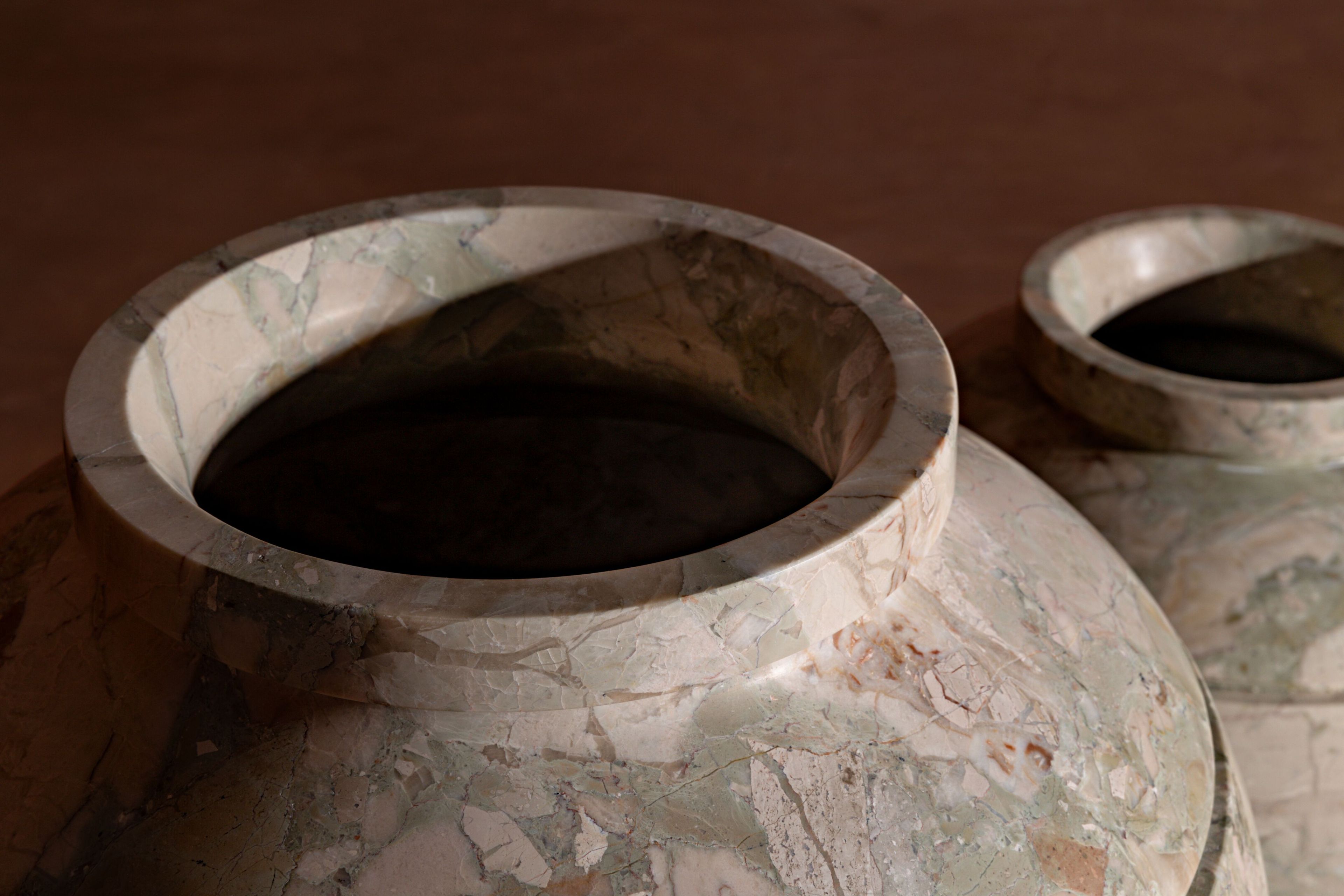 Круглая мраморная ВАЗа Kreoo PRECIOUS ARCH-00113611 - Вид №2