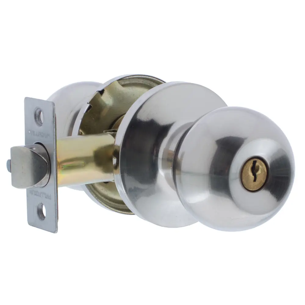 Ручка-кноб 607 SN ET SN, с ключом, цвет матовый никель PALLADIUM STLM-2060103