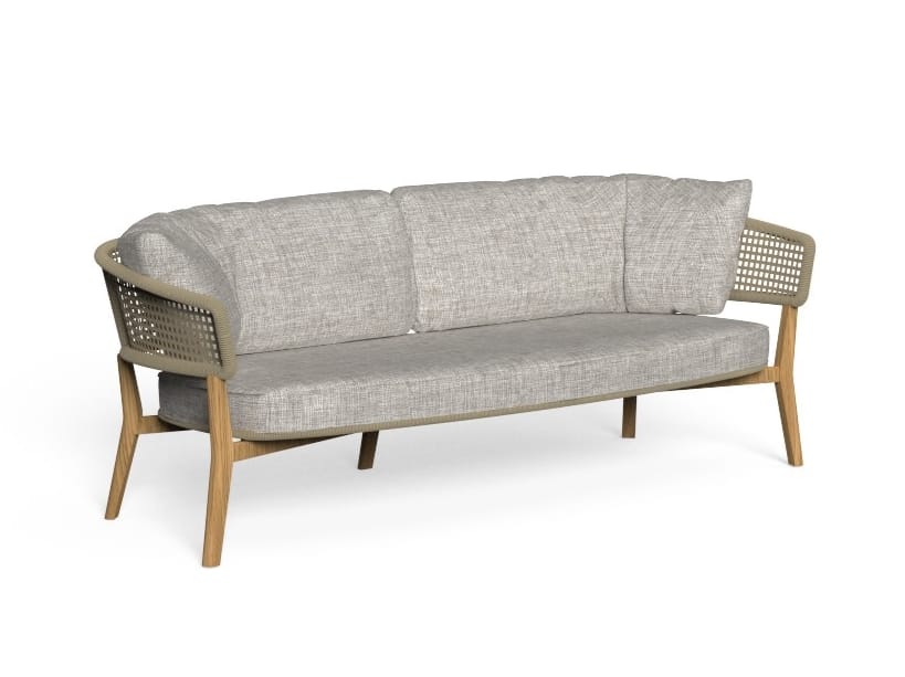 2-местный съемный садовый диван Talenti Moon Teak ARCH-00031645 - Вид №1