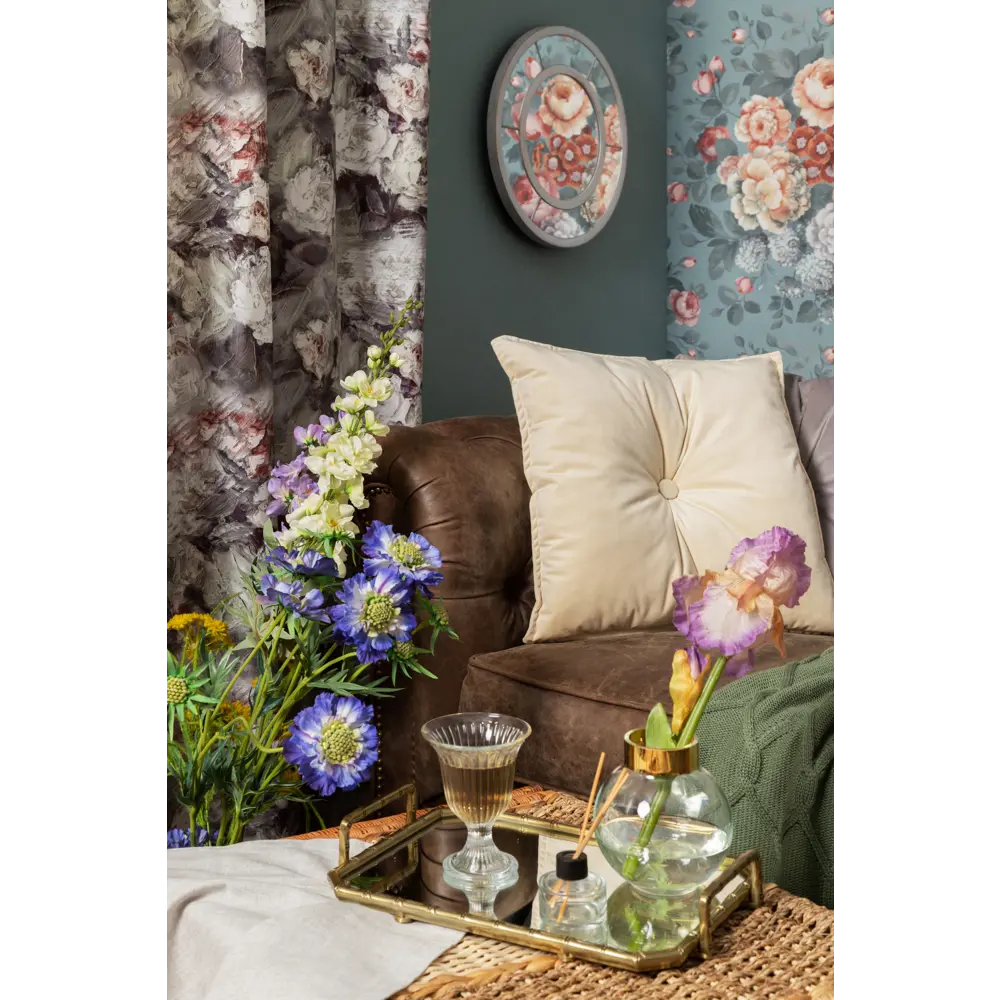 Подушка Бархат 43х43 см кремовая LINEN WAY STLM-2144976 - Вид №6