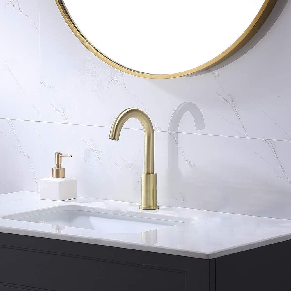 Инфракрасный смеситель для раковины из латуни Fontana Showers FS-1098-BG ARCH-00029854 - Вид №2