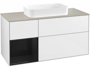 Villeroy&Boch Тумба под раковину Прямоугольная версия F293PHGF Finion Glossy White Lacquer