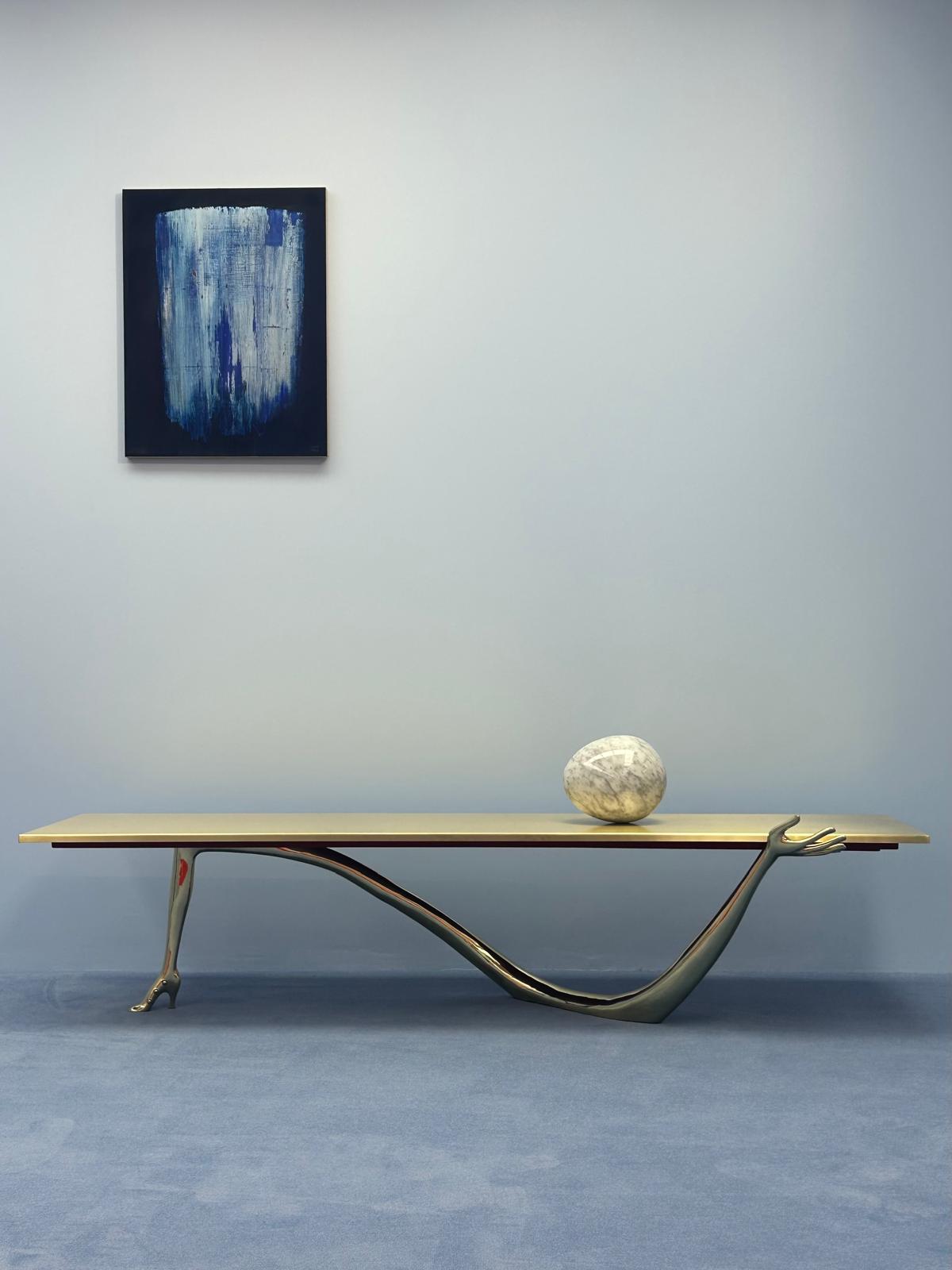 Латунный низкий журнальный столик BD Barcelona дали ARCH-00126835 - Вид №8