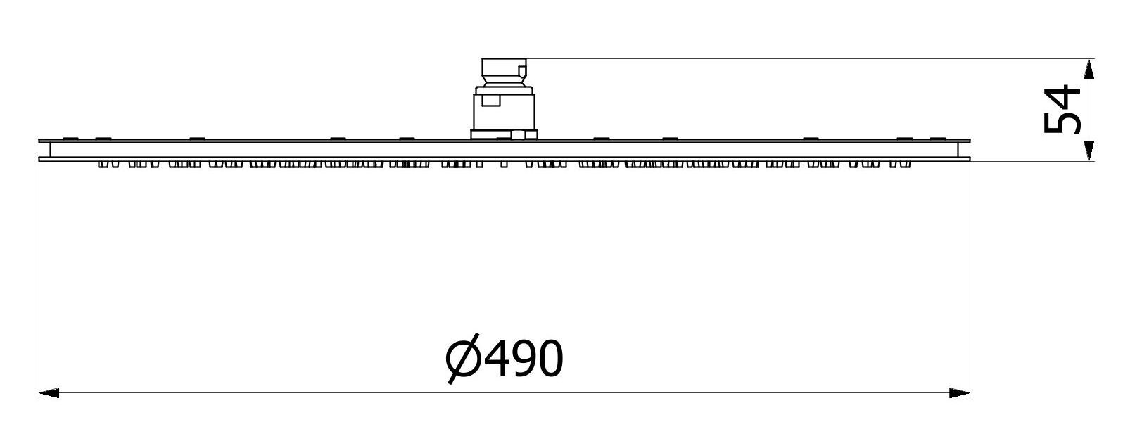 Круглая потолочная душевая головка IB Monamour ARCH-00144745 - Вид №2