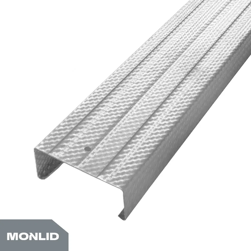 Монтажная рейка MONLID Strong 60x27 мм 3 м цвет серый STLM-2002202 - Вид №1