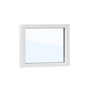 Окно ПВХ 2592 глухое (ВхШ) 47х60см однокамерный стеклопакет цвет белый WHS