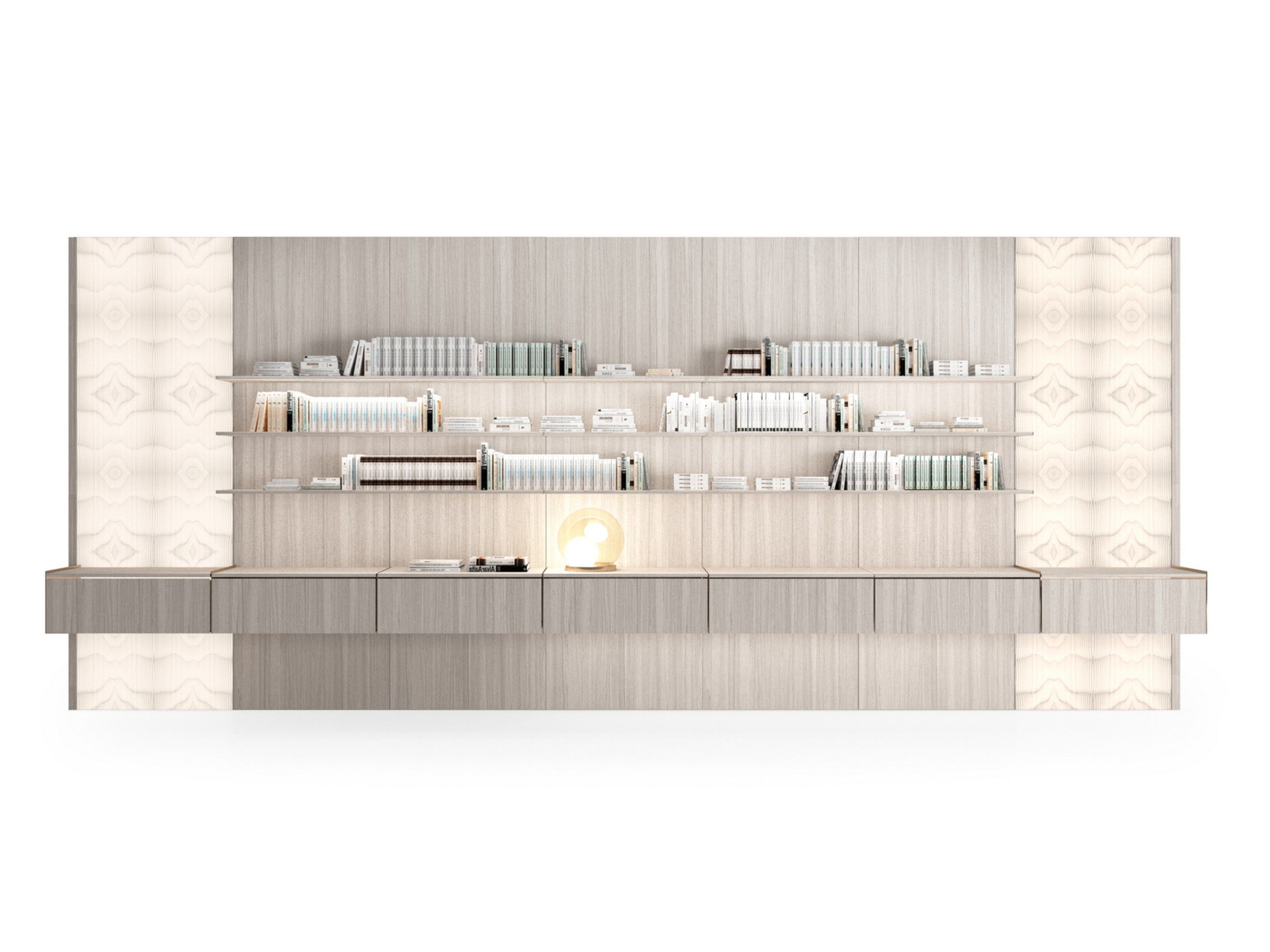 Дубовая стена со встроенным освещением Sicis Blade System ARCH-00105126