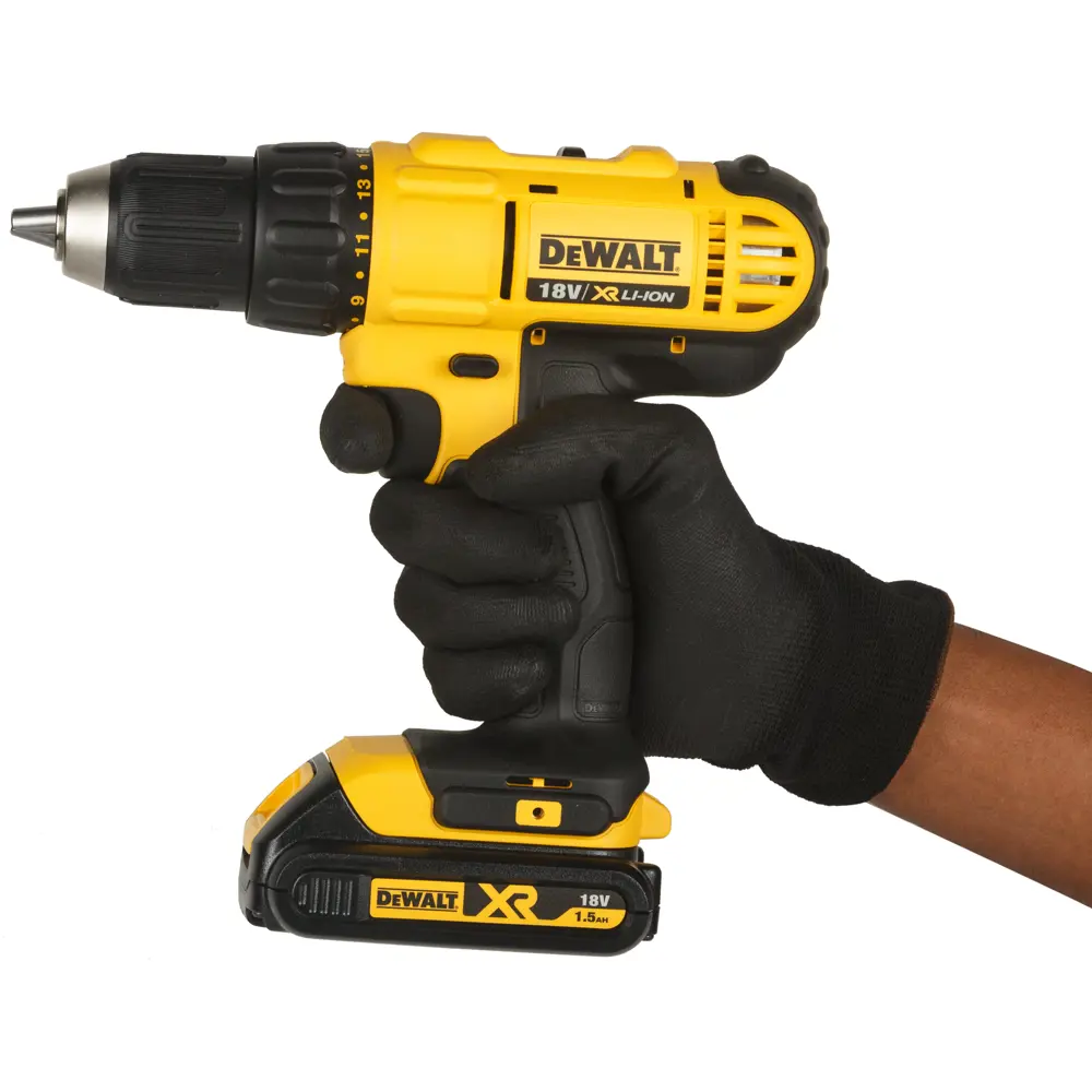 Дрель-шуруповерт аккумуляторная DeWalt DCD771S2, 18 В Li-ion 2х1.5 Ач STLM-2066953 - Вид №18