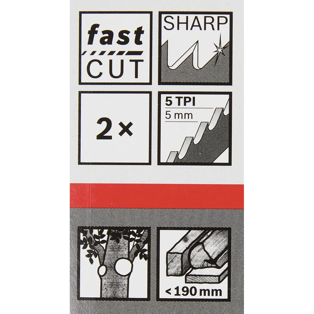 Пилка по дереву Bosch Top For Wood S 1531 L BOSCH PROFESSIONAL STLM-2162409 - Вид №4