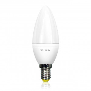 Лампа светодиодная диммируемая Voltega E14 6W 2800К матовая VG2-C2E14warm6W 5491