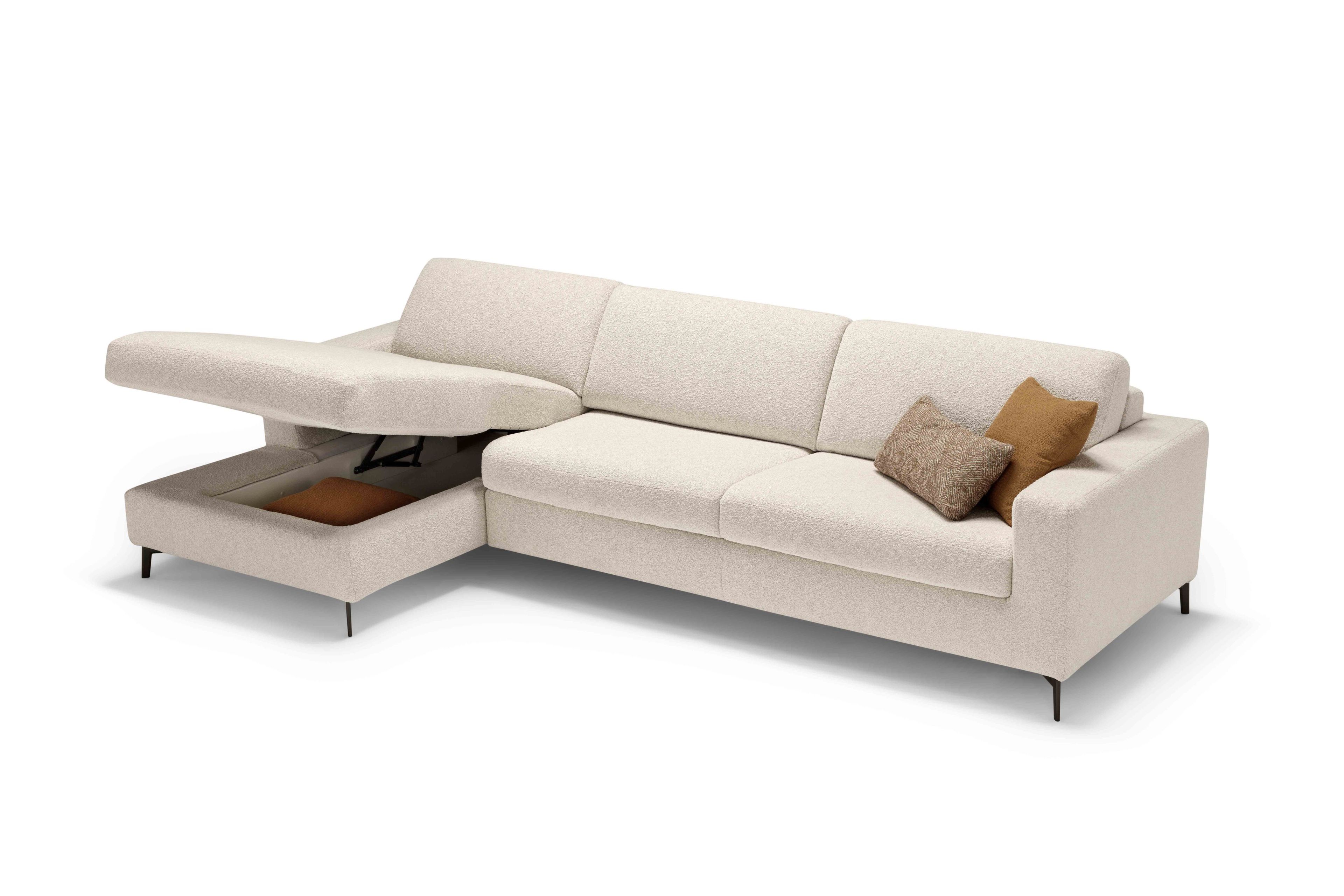 Тканевый раскладной диван-кровать с полуостровом Dienne Salotti Views II ARCH-00059751 - Вид №1