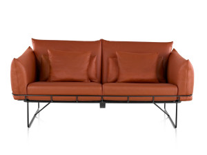 2-местный кожаный диван