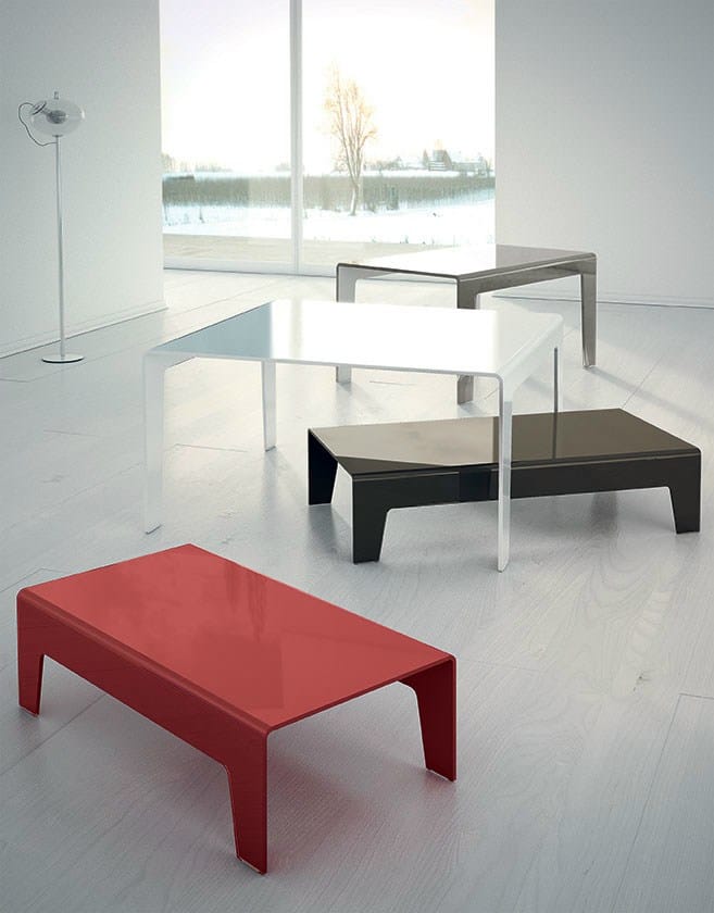 Стеклянный квадратный стол Sovet Italia лягушка ARCH-00130323 - Вид №4