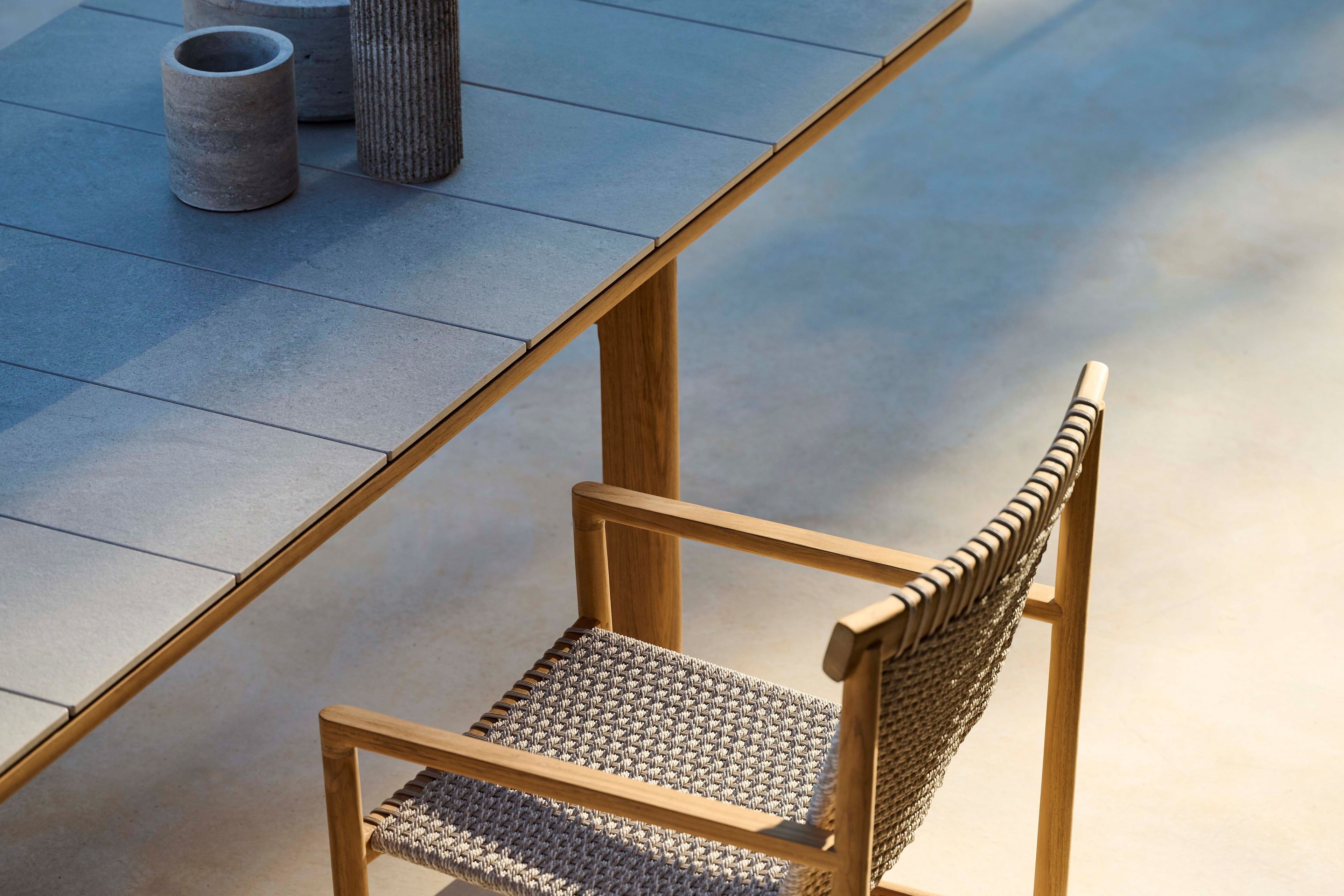 Стул для сада из тикового дерева с подлокотниками TRIBÙ Amanu ARCH-00135515 - Вид №5