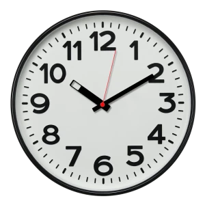 Часы настенные «Чёрно-белая классика», цвет чёрный/белый, диаметр 30 см