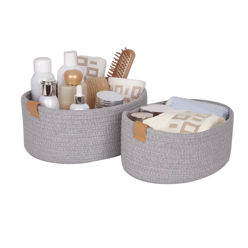 Набор корзин Sensea Magda 20x11.5x27 см цвет серый 2 шт STLM-2004154 - Вид №6