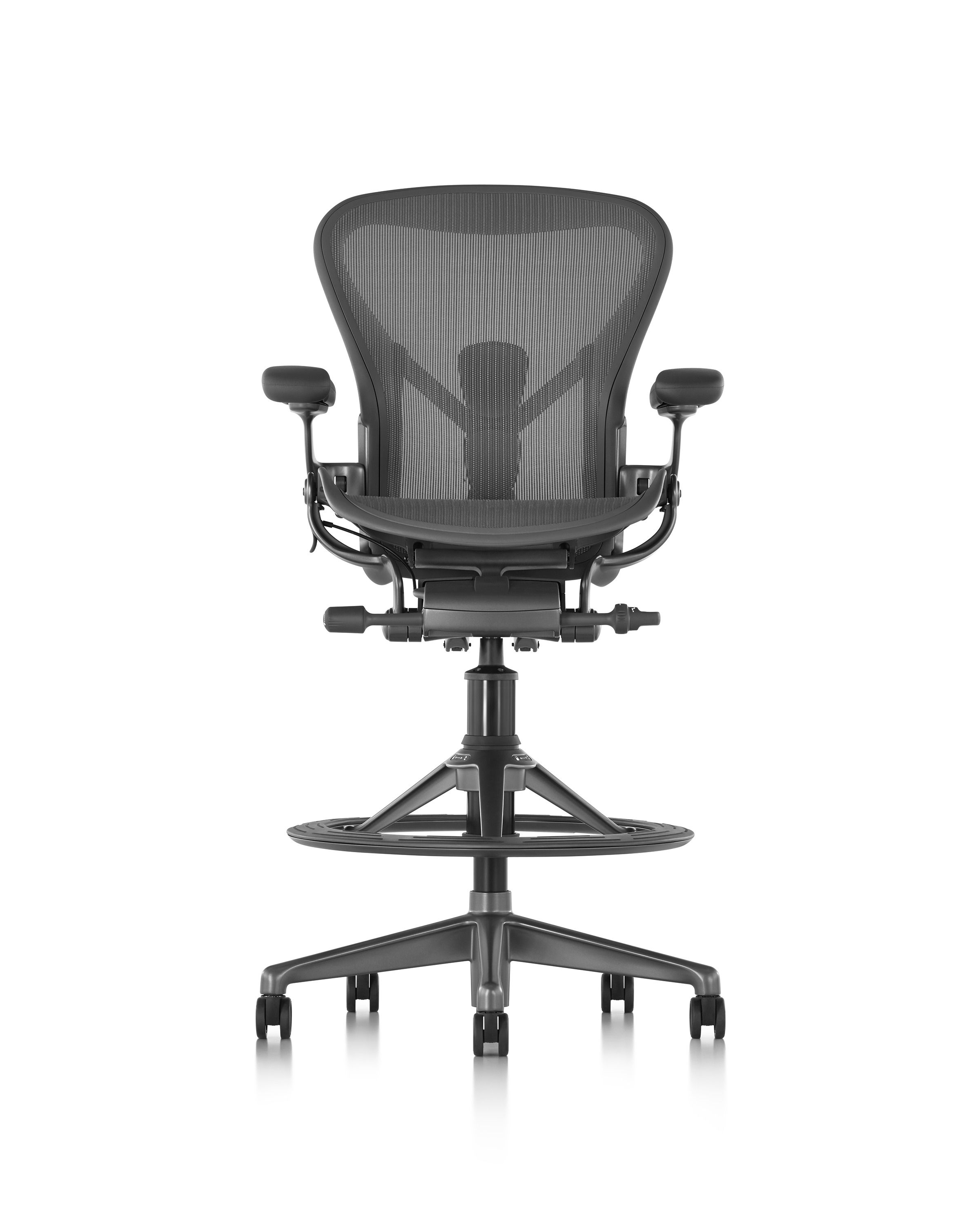 5 спиц поворотный офисный стул с подлокотниками Herman Miller Aeron ARCH-00029451 - Вид №21