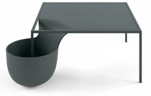 Alias Прямоугольный журнальный столик с вещевым ящиком Flow bowl