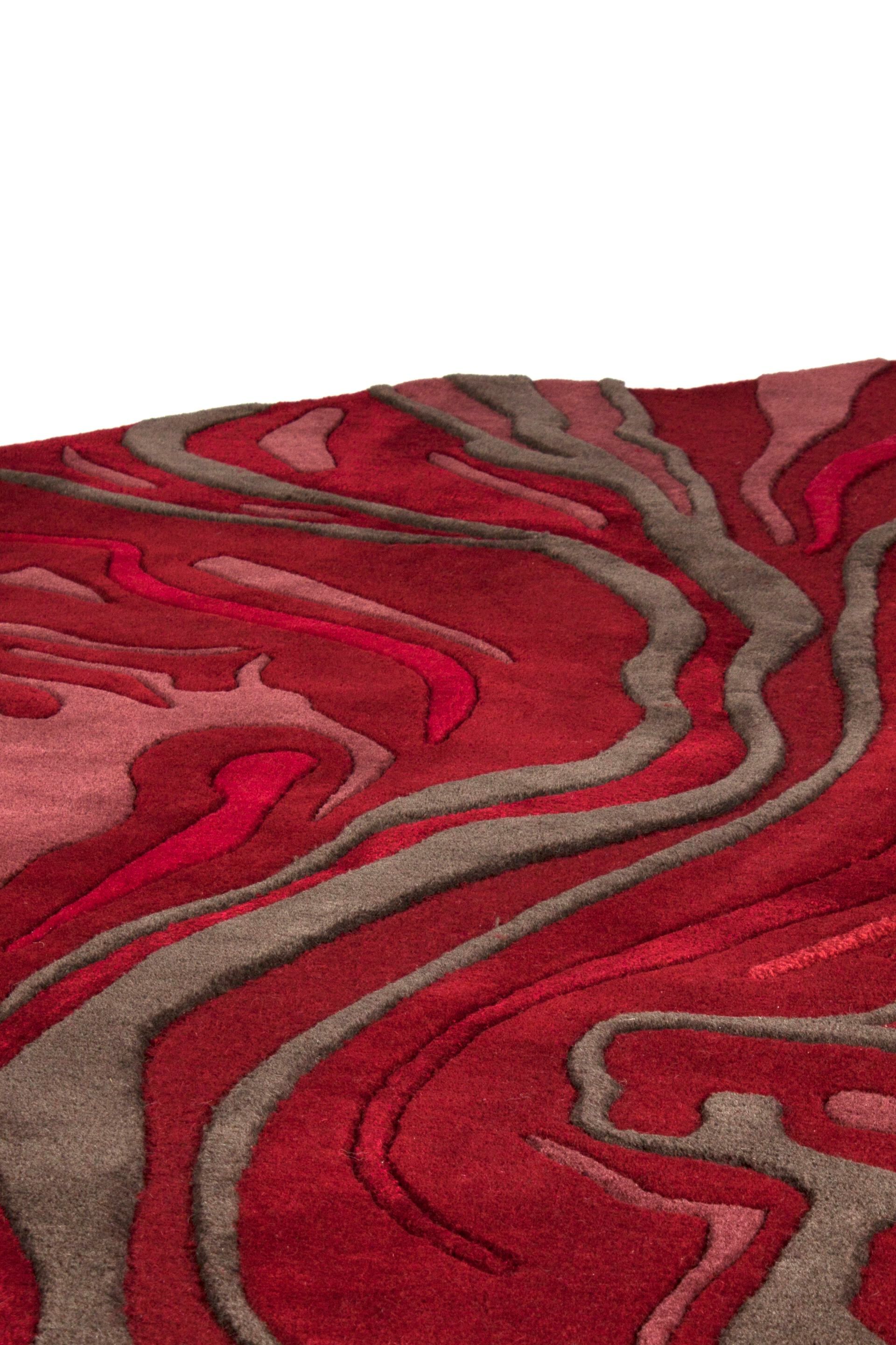 Шерстяной и вискозный ковер Biobject MINERAL ROUGE ARCH-00044341 - Вид №4