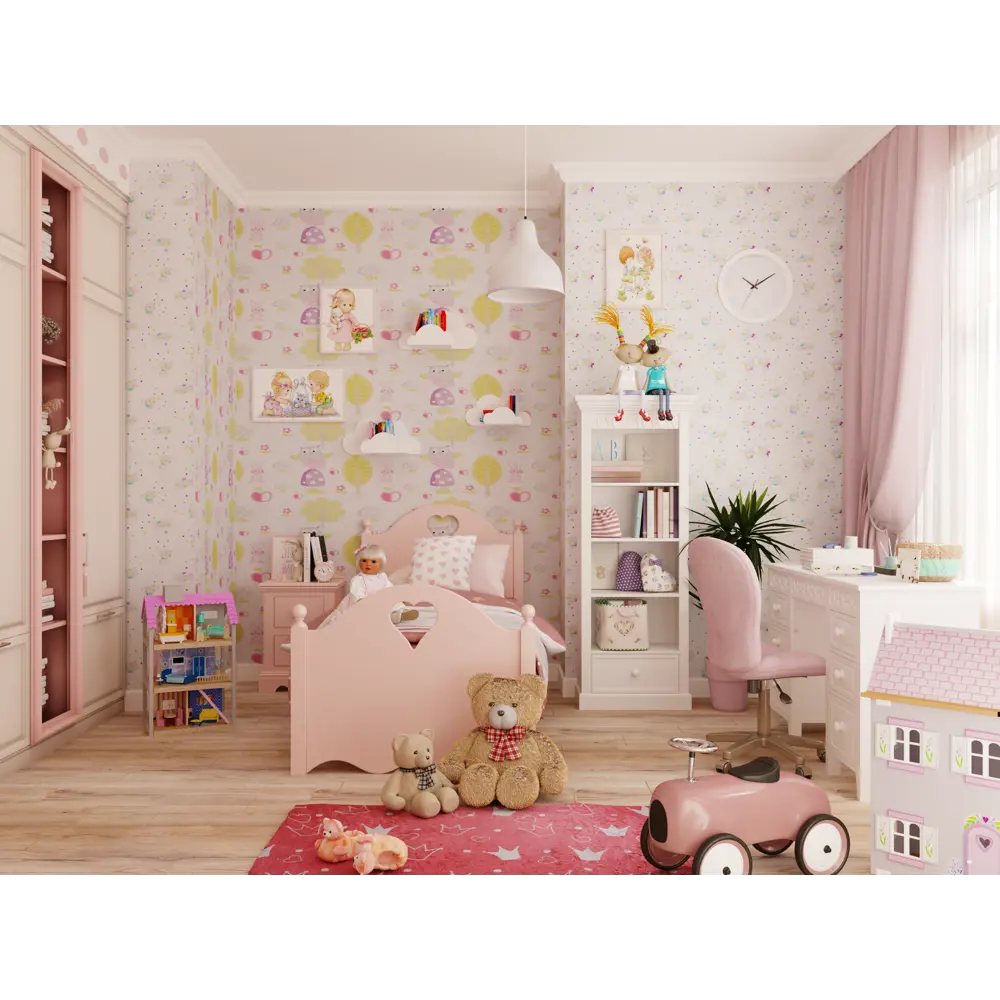 Обои бумажные для детской Ёжики 0.53х10 м АС 935551 A.S. Creation Boys & girl STLM-2139105 - Вид №3