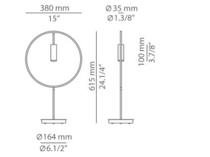 Настольная лампа с диммером Estiluz Revolta ARCH-00102216 - Вид №3