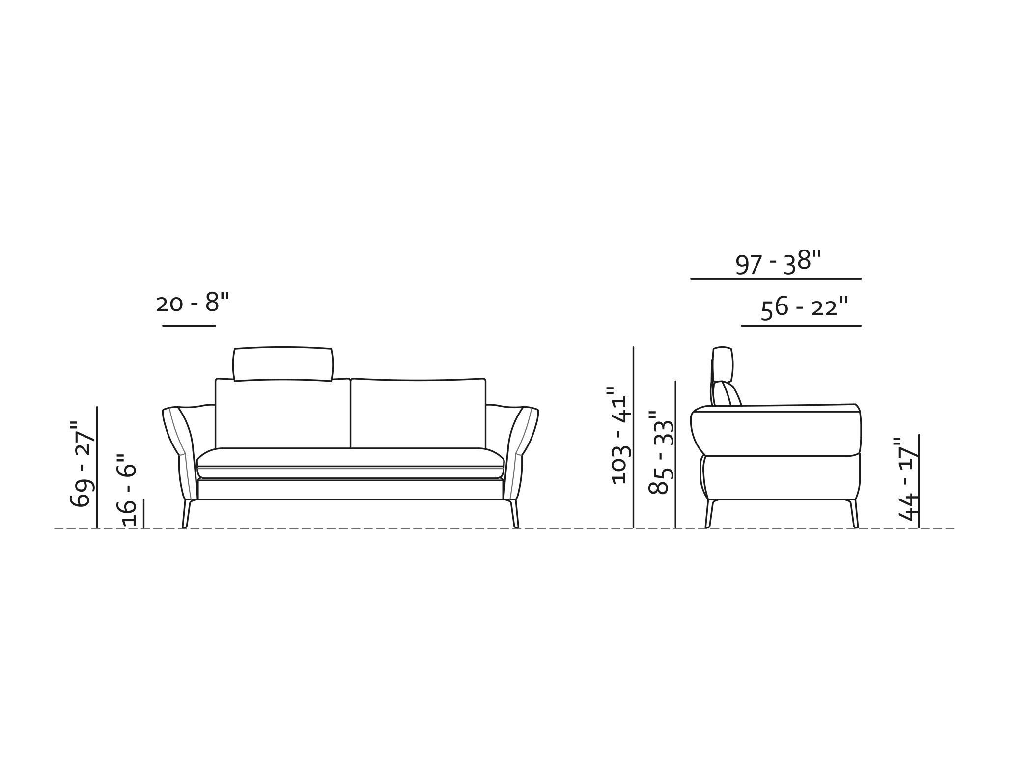Модульный тканевый диван Max Divani VIBE ARCH-00128562 - Вид №8