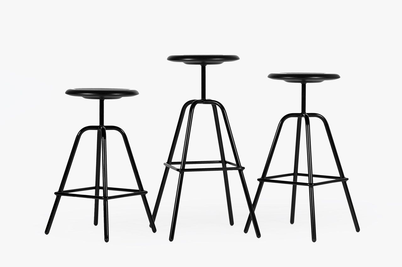 Высокий стул из стали и дерева Atelier Haußmann HERRENBERGER ARCH-00104899 - Вид №6