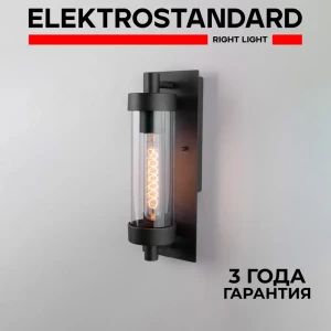 Светильник настенный уличный Elektrostandard 35151/D a058261 60 Вт IP43 цвет черный