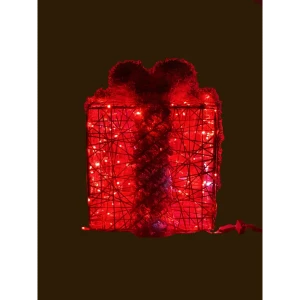 Электрическая светящиеся фигура Подарок 300 LED 150x150x150 см теплый белый свет 86164004 STLM-2016422