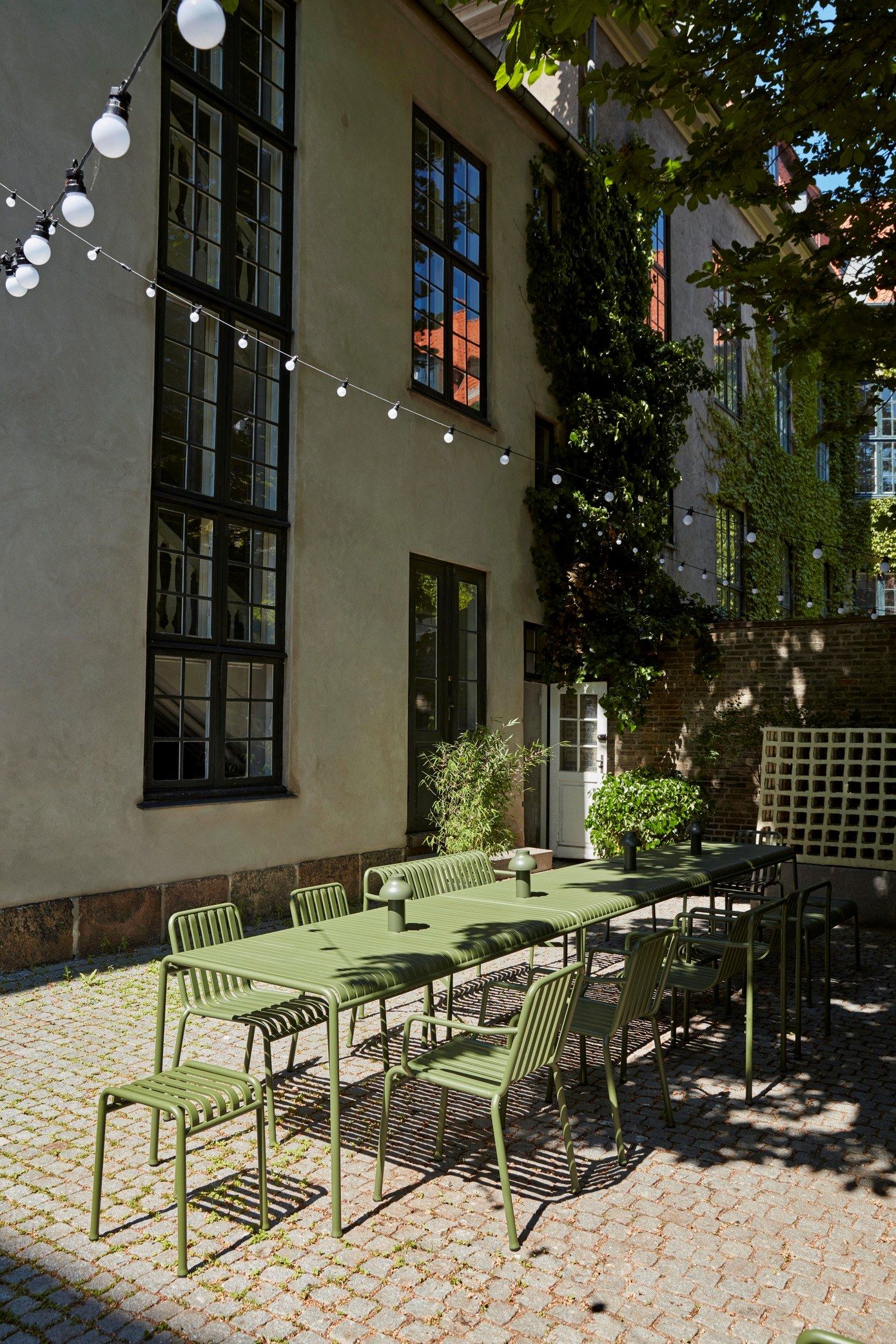 Стальной садовый стул с подлокотниками Hay Палисад ARCH-00052646 - Вид №27