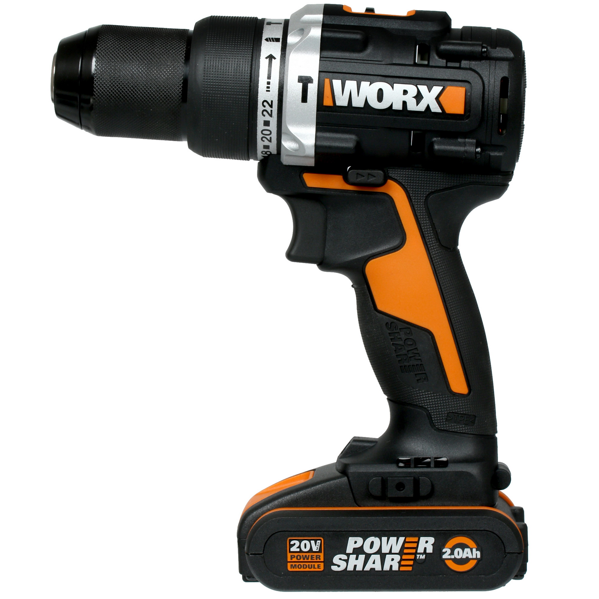 Дрель-шуруповерт Worx  WX352 PowerShare 20V 5325136 STDN-0095229