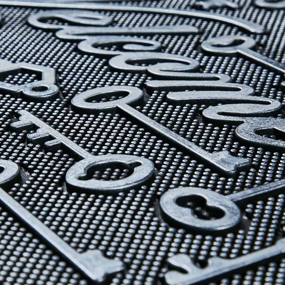 Коврик Inspire для улицы резина ARARAS 45x75 см цвет черный STLM-2019438 - Вид №2