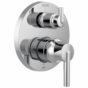 T24859-BL Трим клапана Contemporary Monitor® серии 14 со встроенным дивертором на 3 положения Delta Faucet Delta Матовый черный