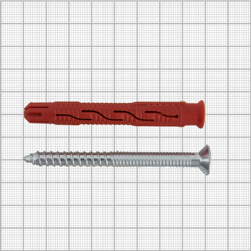 Дюбель фасадный Hilti HRD-С 10x80 мм нейлон/оцинкованная сталь цвет красный 4 шт. 82656589 STLM-2091433  - Вид №3