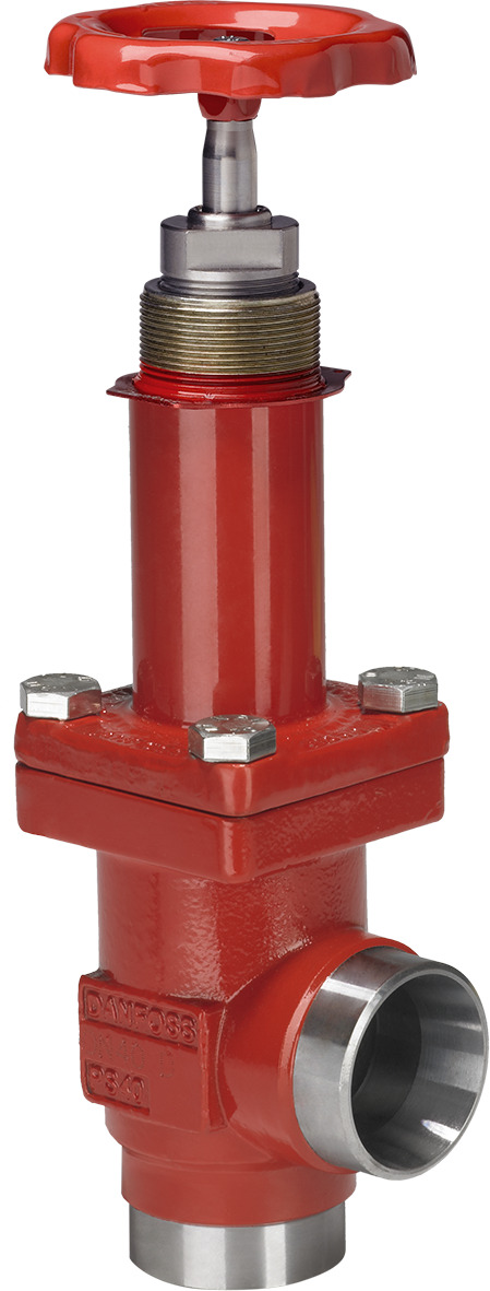 Danfoss SVA-L — запорные клапаны с удлиненным штоком SVA-L 25 A STR H-WHEEL Запорный клапан 148B5470  - Вид №8